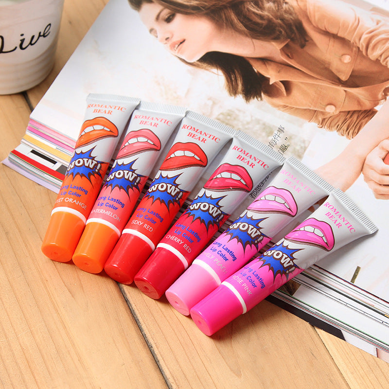 Peel-Off Liquid Lipstick Set - Waterproof Long-Lasting Lip Tint (6 Colors)