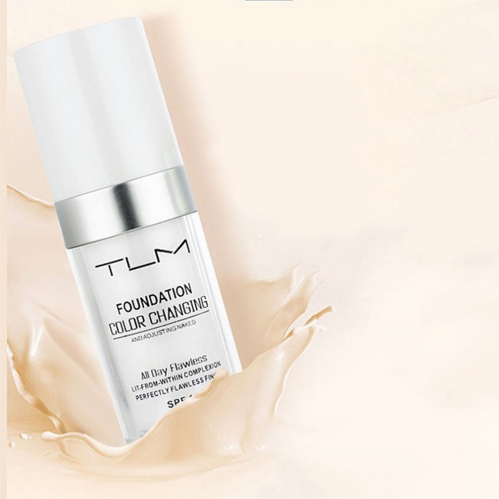 Temperature-Adaptive Liquid Foundation - Portable BB Concealer in Natural Color