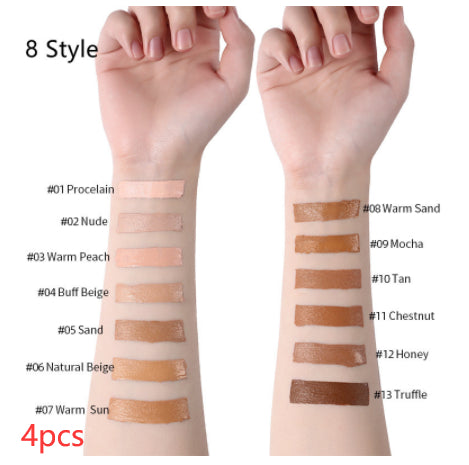 Oil Control Liquid Foundation - Full Coverage Concealer Makeup