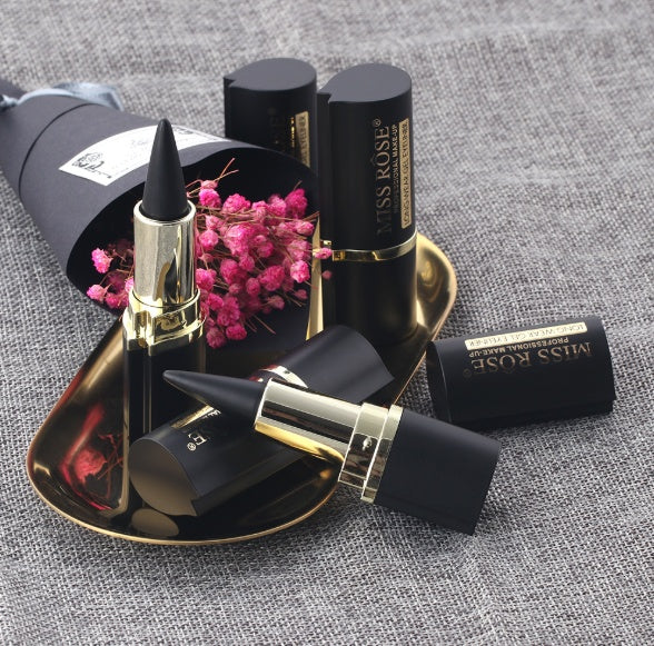 Waterproof Black Liquid Eyeliner Pen - Long-Lasting Gel Eye Liner