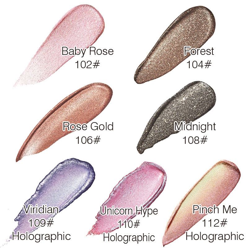 Magnificent Metals Glitter & Glow Liquid Eyeshadow - 12 Dazzling Colors