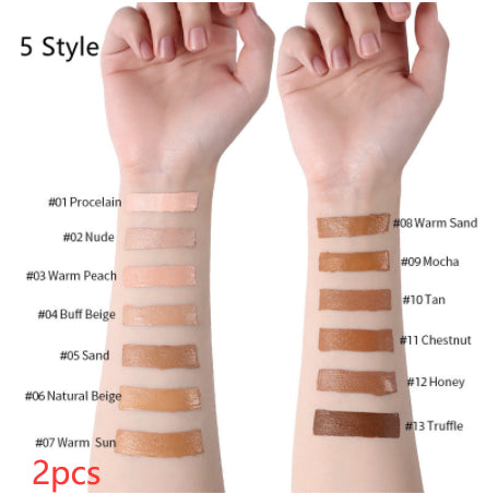 Oil Control Liquid Foundation - Full Coverage Concealer Makeup