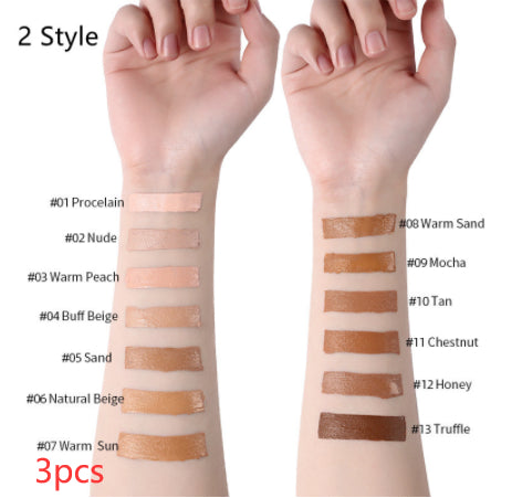 Oil Control Liquid Foundation - Full Coverage Concealer Makeup