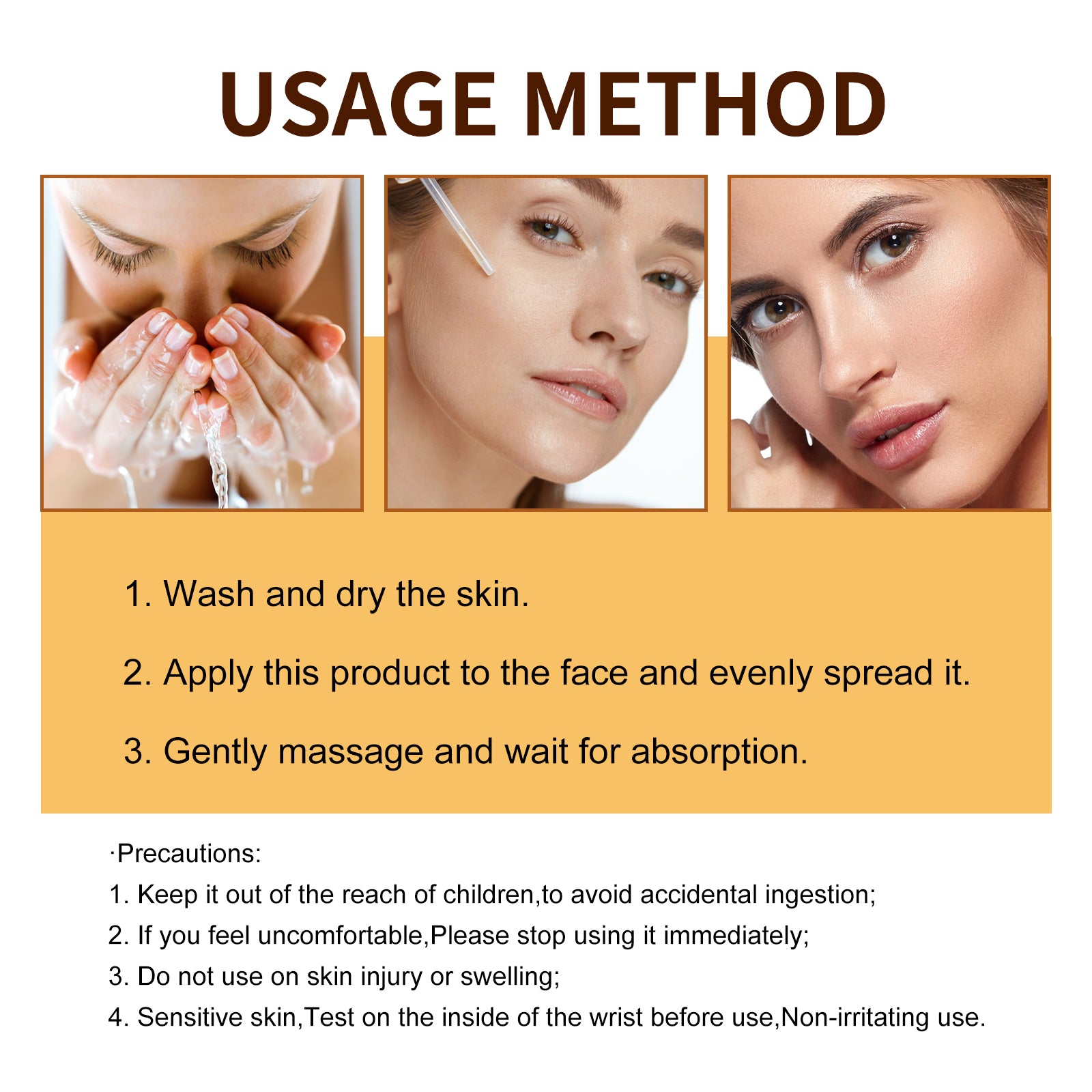 Facial Tanning Essence - Natural Bronzing Serum