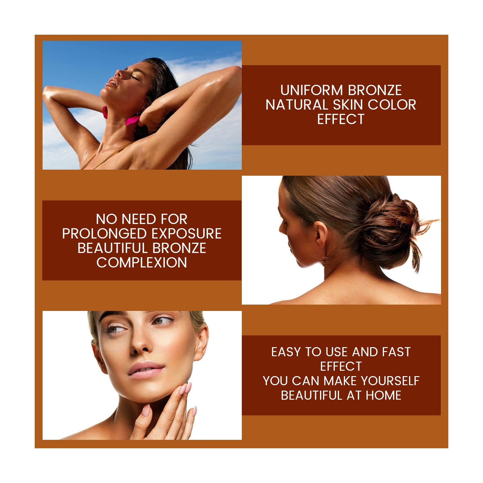 Facial Tanning Essence - Natural Bronzing Serum
