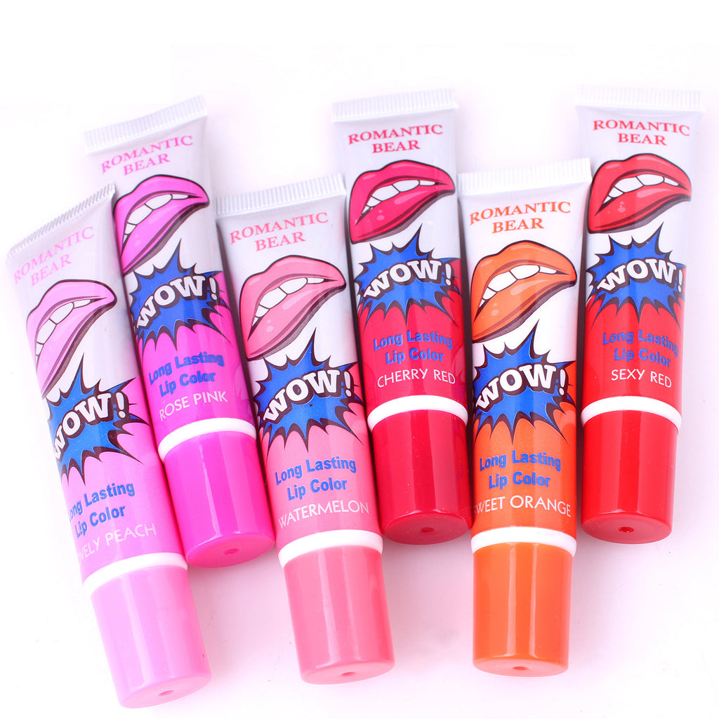 Peel-Off Liquid Lipstick Set - Waterproof Long-Lasting Lip Tint (6 Colors)