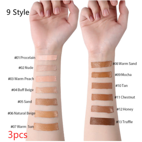 Oil Control Liquid Foundation - Full Coverage Concealer Makeup
