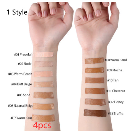 Oil Control Liquid Foundation - Full Coverage Concealer Makeup