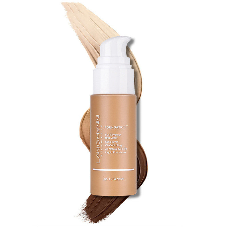Oil Control Liquid Foundation - Full Coverage Concealer Makeup