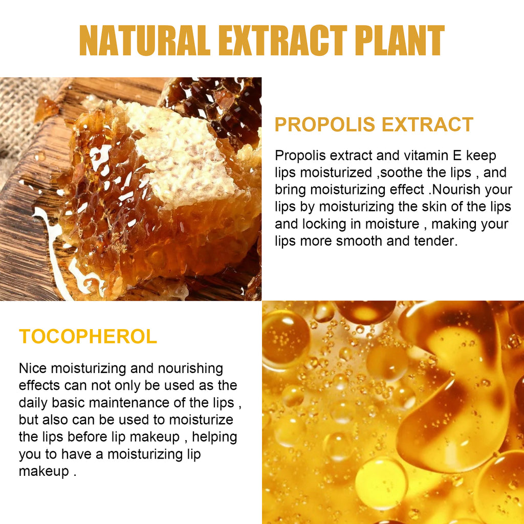 Honey Lip Mask Moisturizing Exfoliating Lip Care Bee Lipstick
