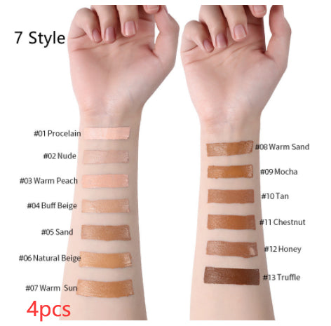 Oil Control Liquid Foundation - Full Coverage Concealer Makeup