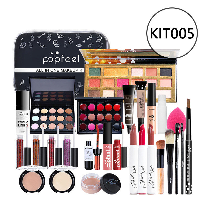 Complete Beginner Makeup Set - Essential Cosmetics Kit with Concealer, Eyeliner & Eyebrow Pencil