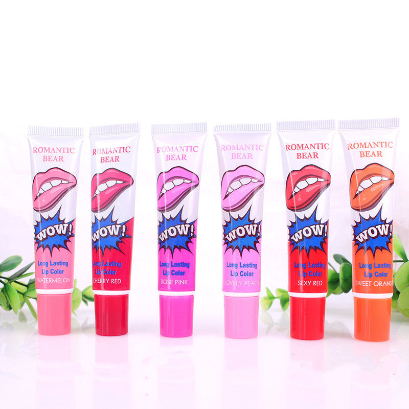 Peel-Off Liquid Lipstick Set - Waterproof Long-Lasting Lip Tint (6 Colors)