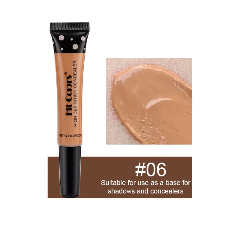Professional 8-Color Concealer Palette - Full Coverage Liquid Foundation