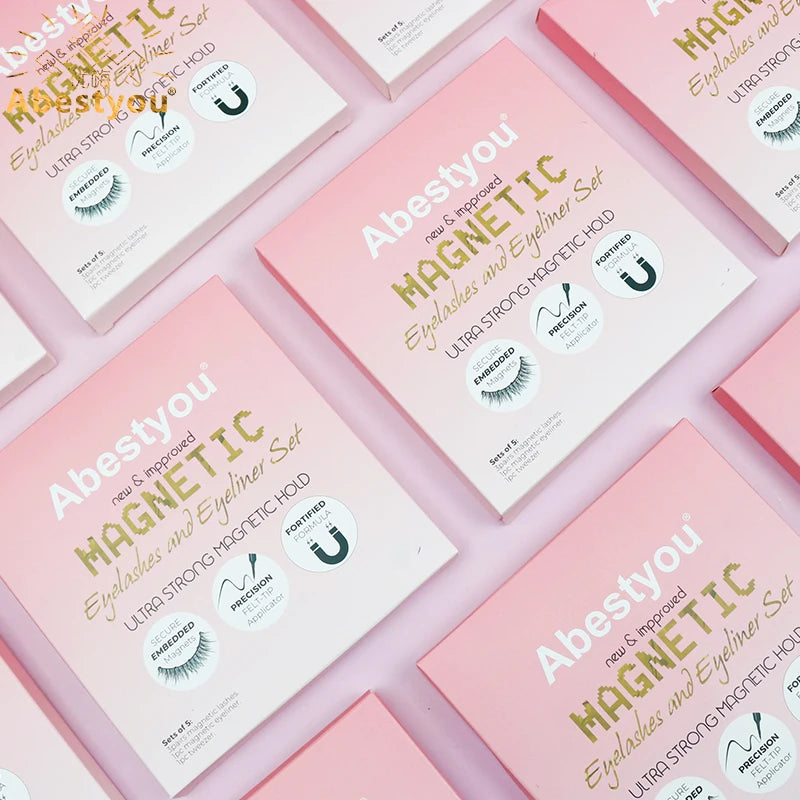 Complete Lash Makeup Kit - 3D Magnetic Mink Lashes with Extensions & Accessories