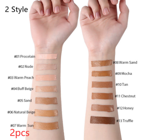 Oil Control Liquid Foundation - Full Coverage Concealer Makeup