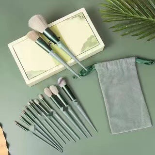 Professional 13-Piece Makeup Brush Set - Complete Cosmetic Beauty Tools Collection