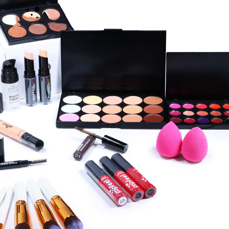 Complete Beginner Makeup Set - Essential Cosmetics Kit with Concealer, Eyeliner & Eyebrow Pencil
