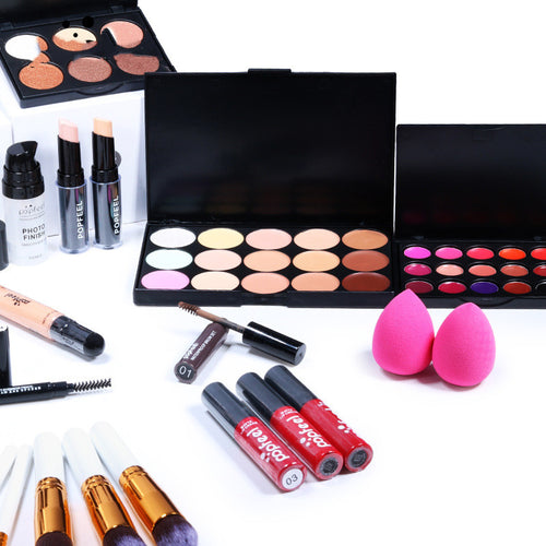 Complete Beginner Makeup Set - Essential Cosmetics Kit with Concealer, Eyeliner & Eyebrow Pencil