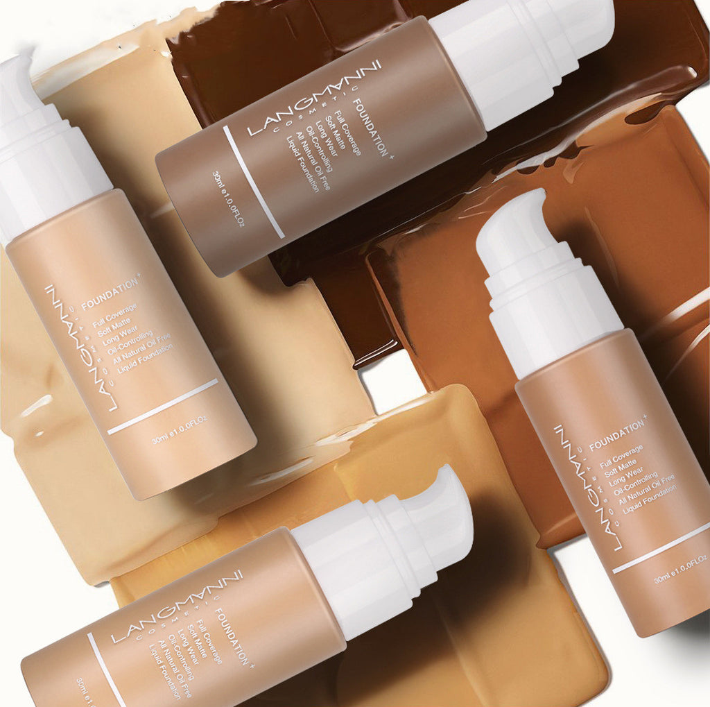 Oil Control Liquid Foundation - Full Coverage Concealer Makeup