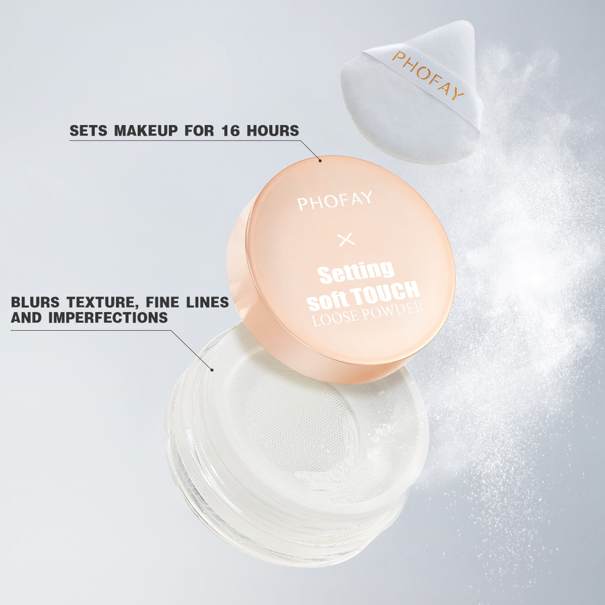 Lightweight Loose Powder for All-Day Flawless Finish