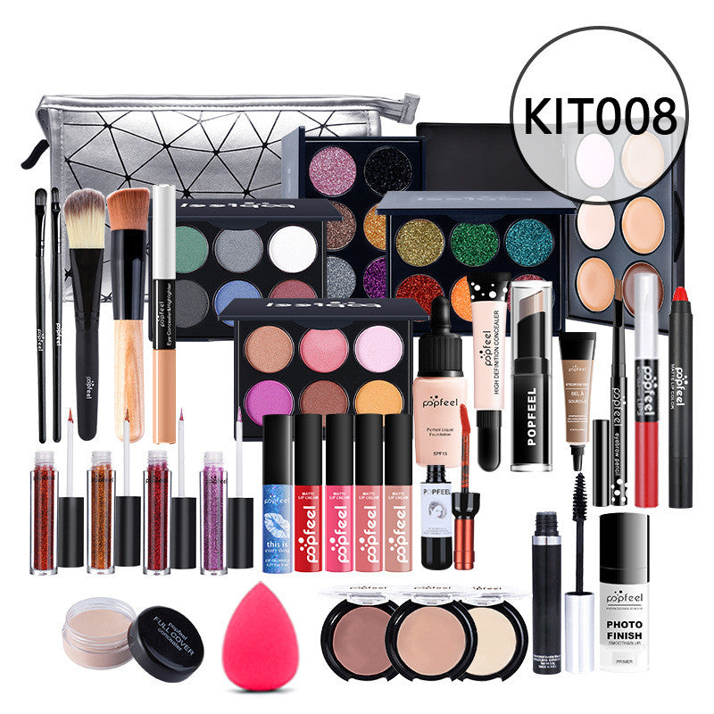Complete Beginner Makeup Set - Essential Cosmetics Kit with Concealer, Eyeliner & Eyebrow Pencil