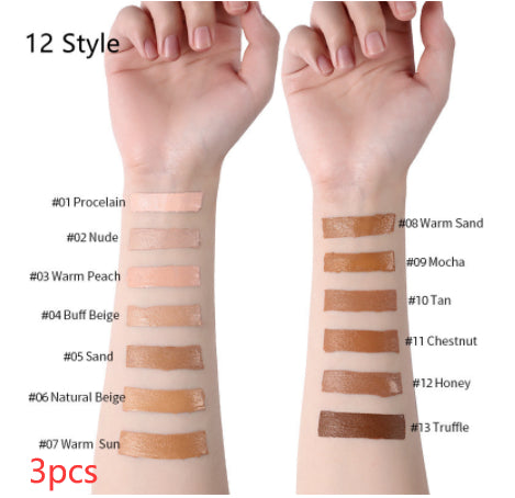 Oil Control Liquid Foundation - Full Coverage Concealer Makeup