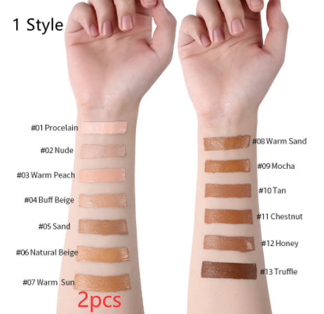 Oil Control Liquid Foundation - Full Coverage Concealer Makeup