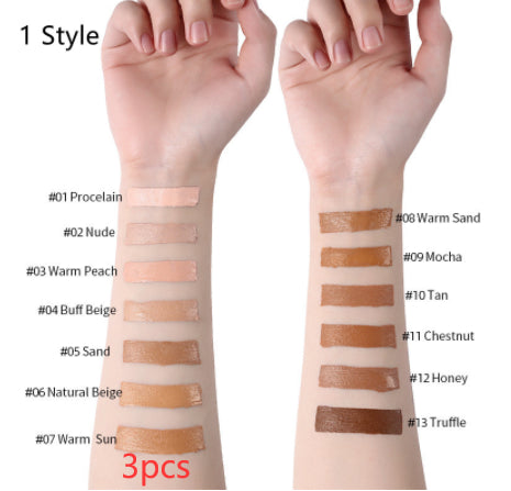 Oil Control Liquid Foundation - Full Coverage Concealer Makeup